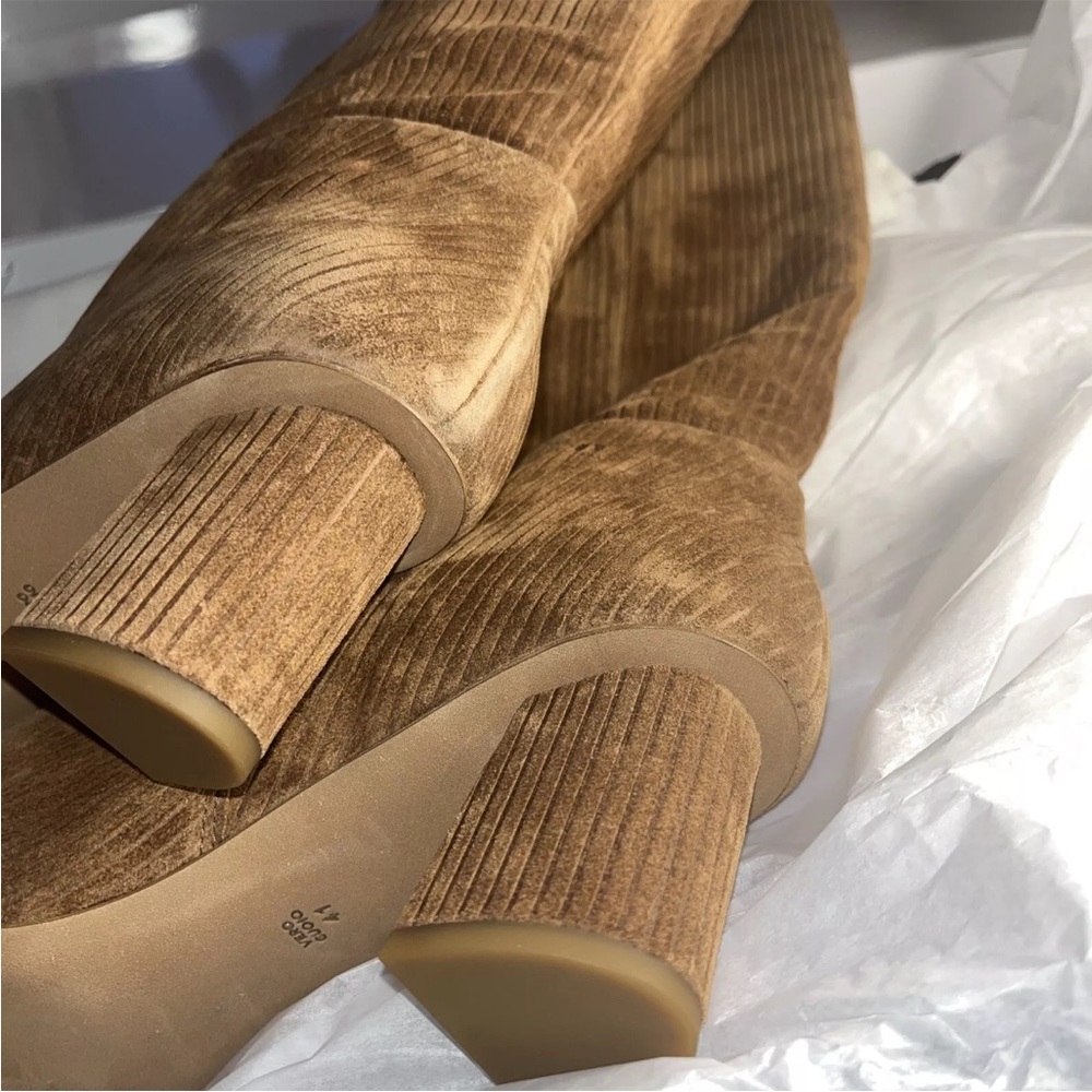 3.1 Phillip Lim Tess Suede Square Toe Boot MSRP $895 EUR 41 Best Fit 10.5 US New - Picture 6 of 10